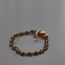 晨曦雛菊手鍊\手工手鍊 花 可愛 水晶 日系