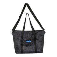 【KAVU】Traveller 防潑水旅行袋 黑色等高線 #9456