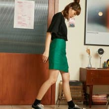 Short Skirt — The Emerald Green