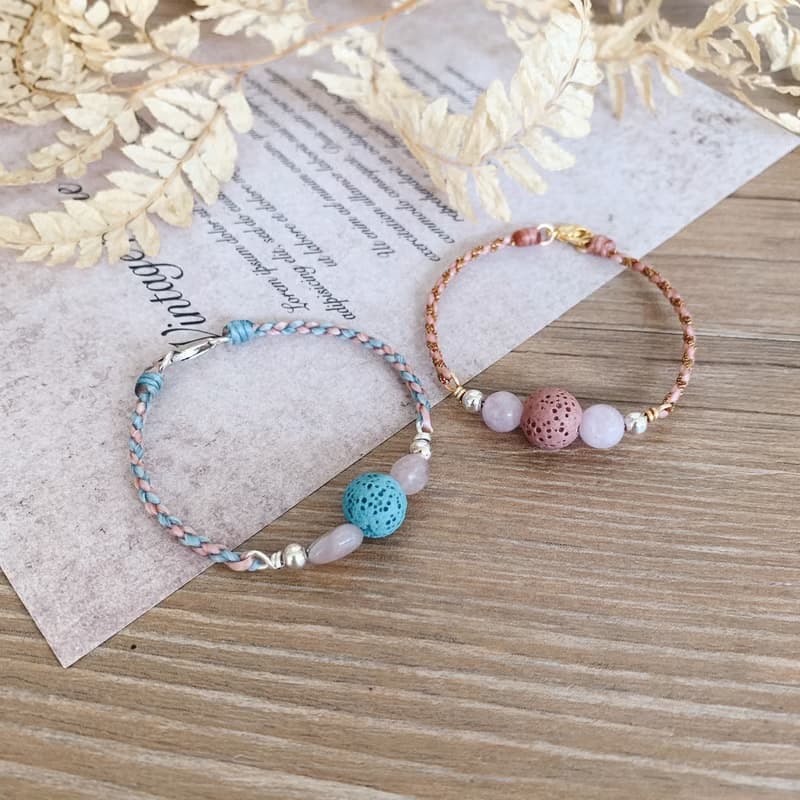 | 擴香石 | 訂製 x 純銀 x 蠟線 x 手環 x 手鍊 x 好做作