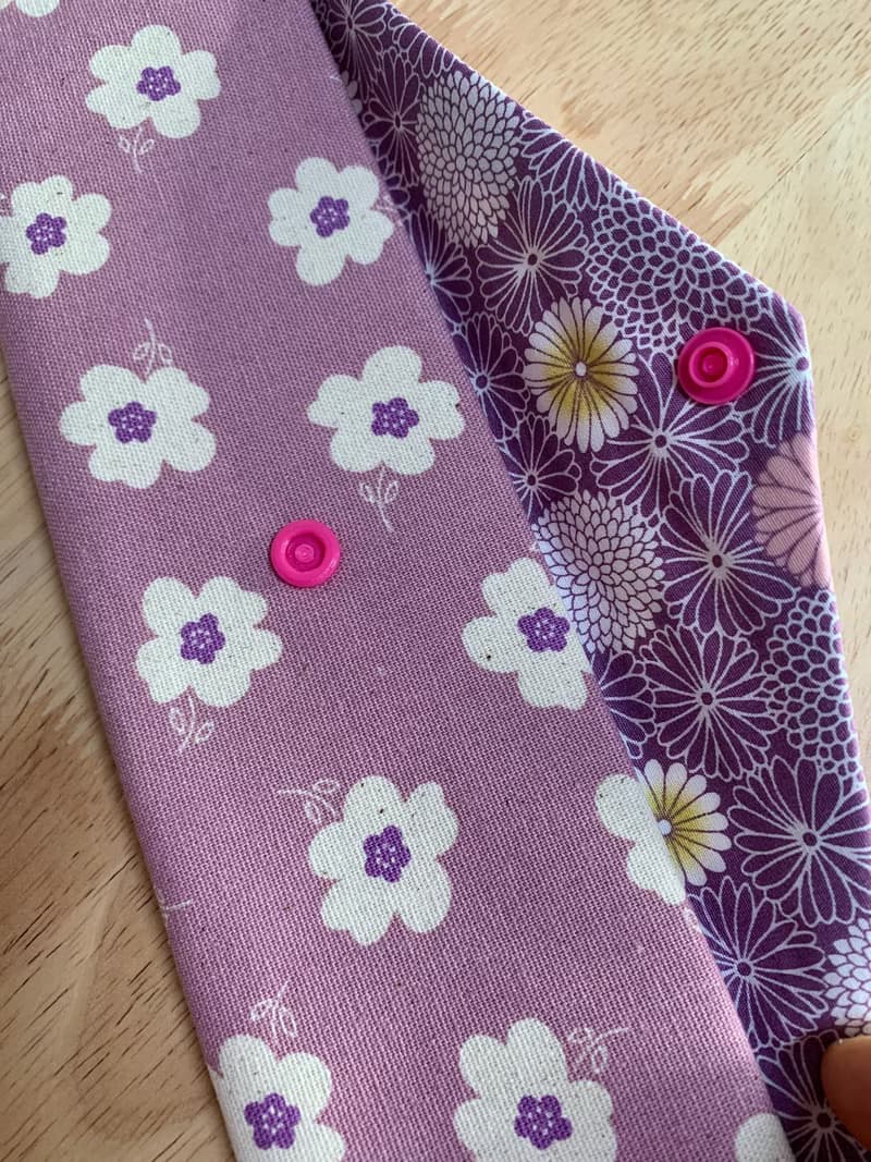 文青風環保純棉筷袋 浪漫紫羅蘭 柔情紫 日本 潮物 收纳 手作餐具