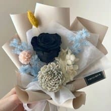 永生黑玫瑰特調花束 / 生日花束 畢業花束 情人節 乾燥花 花束