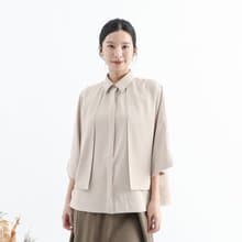【經典原創】Trigonometric_三角函數小露背襯衫_CLT001_米