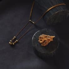 珍珠擺墜 黃銅雙層項鍊