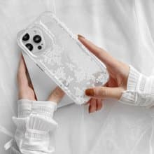 【Perfect in White Lace】 透明手機殼