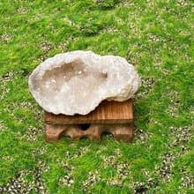 天然原礦瑪瑙白晶洞 聚財 財運 避邪 旺事業 消磁 淨化 開運 療癒