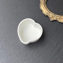 簡約手作白色愛心水泥飾品盒 收納盒 收納飾品 生日 情人節禮物