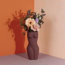 DOIY 創意身體女性曲線花瓶插花擺件花器桌面裝飾生日禮物