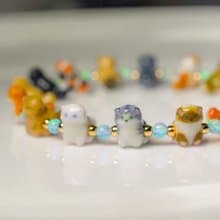 受注製作 長毛ニャンコ会議ウルトラミニ 猫ブレスレット