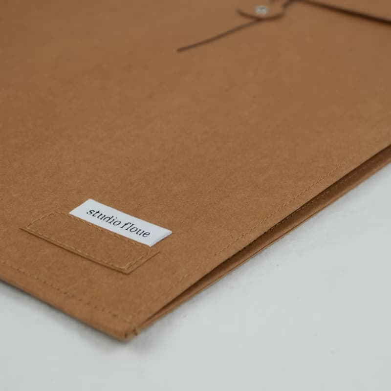 craft leather laptop pouch ver.1