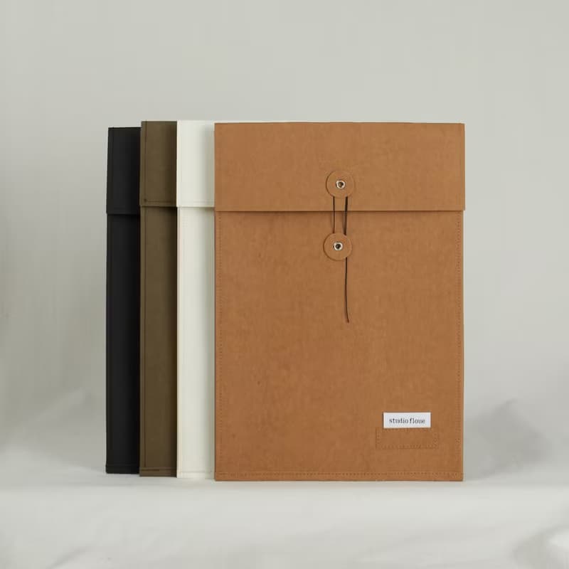 craft leather laptop pouch ver.1