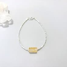Ops Citrine silver bracelet-黃水晶/純銀/招財/開心/手鍊/碎銀