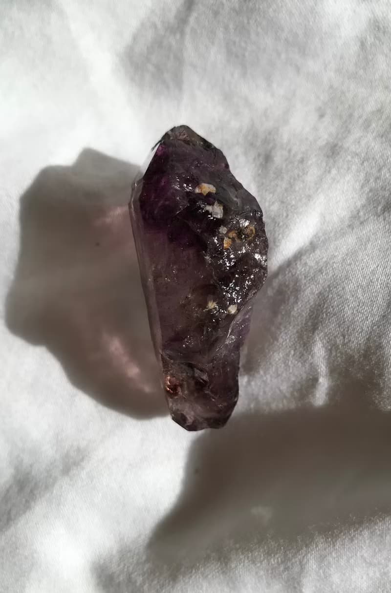 超七水晶 水膽 雙尖 紫晶 草苺晶 紫水晶原石 城堡 骨幹水晶 印記