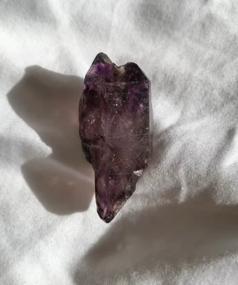 超七水晶 水膽 雙尖 紫晶 草苺晶 紫水晶原石 城堡 骨幹水晶 印記