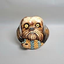 西施犬擴香器02(手工陶製品)