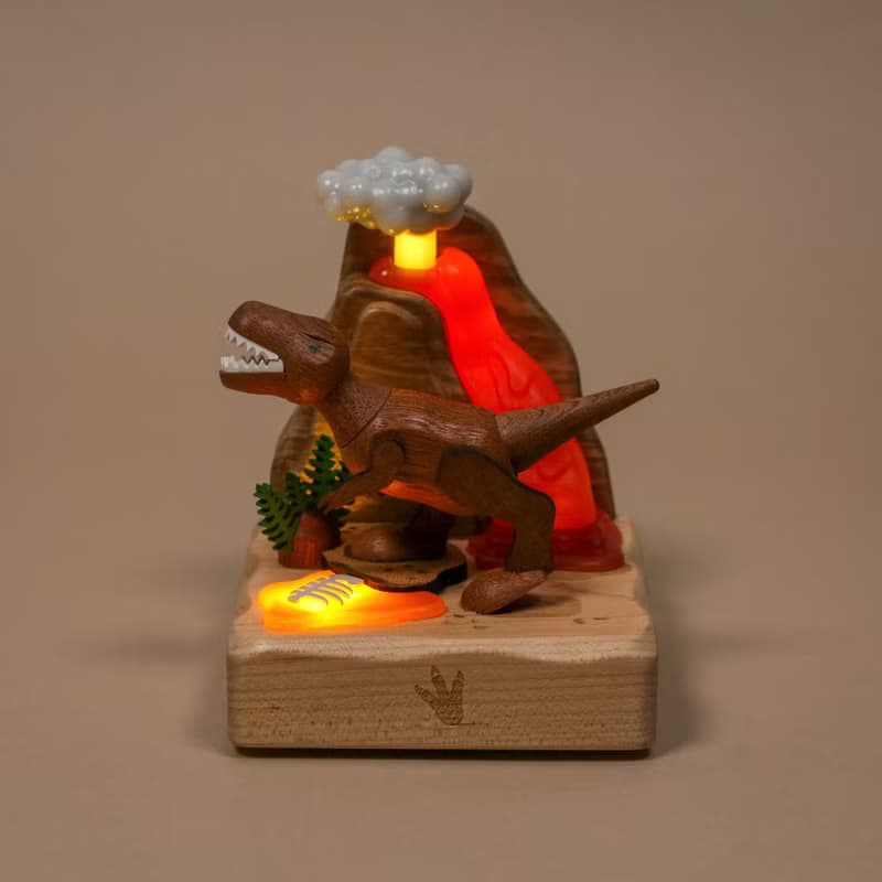 【暴龍火山】靜態家居燈 夜燈 LED燈 | Wooderful life