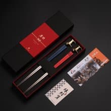 【結婚禮物】夫妻筷/夫婦箸 金牛款(含餐飲集團現金折價卷)