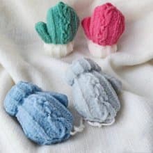 手套蠟燭/毛線手套/聖誕禮物/交換禮物