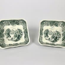 Villeroy & Boch 方形沙拉碗布爾根蘭綠色套裝 2 來自德國