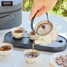 SADOMAIN 仙德曼-蝶戀花提壺旅組7件組-附收納提盒