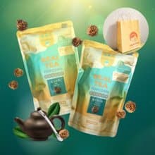 3入 真茶葉爆米花 | 台灣頂級茶粉製作 台灣伴手禮 茶香過年禮盒