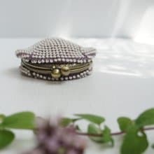 Ba-ba (m) Beads crochet coinpurse No.2167