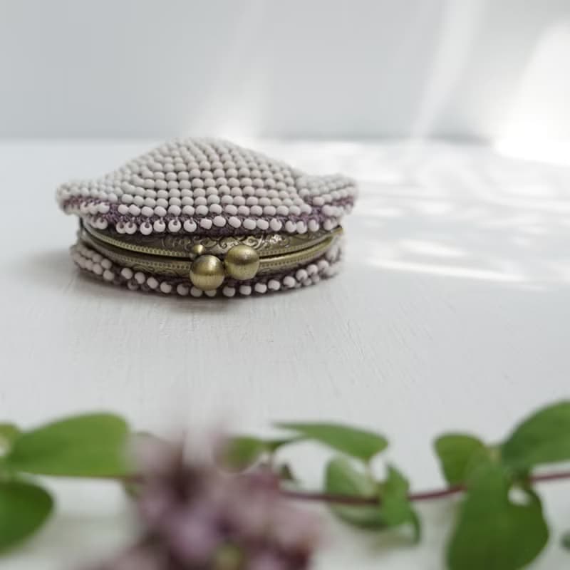 Ba-ba (m) Beads crochet coinpurse No.2167