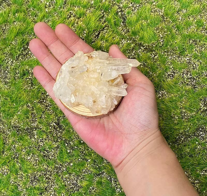 白水晶簇 天然原礦能量 療癒 開運 消磁手鍊 快速出貨 入厝禮物
