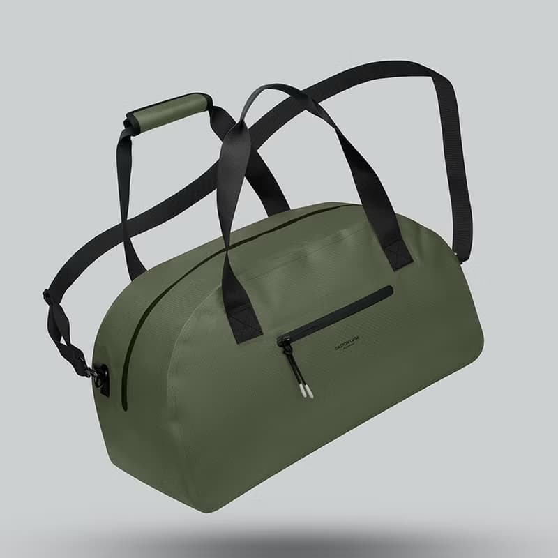 Gaston Luga Lightweight DuoSeal Duffel 休閒行李袋-橄欖綠
