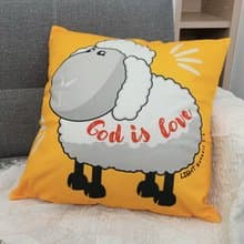 God is love福音基督小羊抱枕/基督教禮品/喬遷禮物/受洗禮物