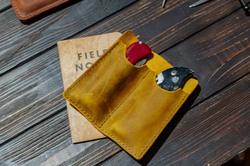 EDC 個人化皮革口袋刀套