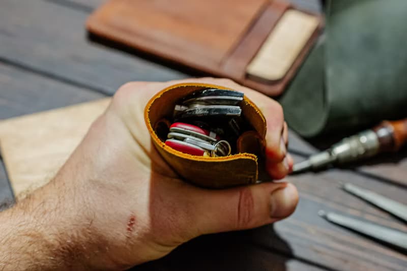 EDC 個人化皮革口袋刀套