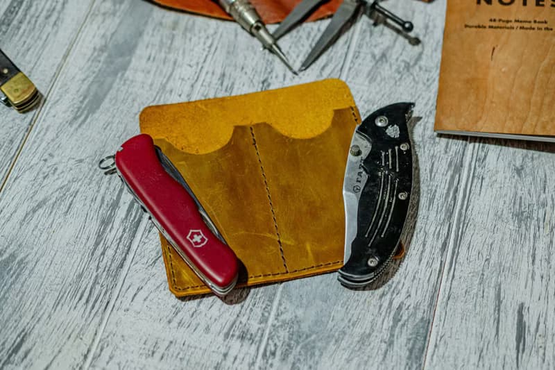 EDC 個人化皮革口袋刀套