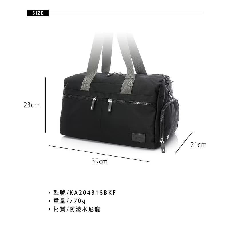 【金安德森】輕甜旅程 手提側背包-黑色