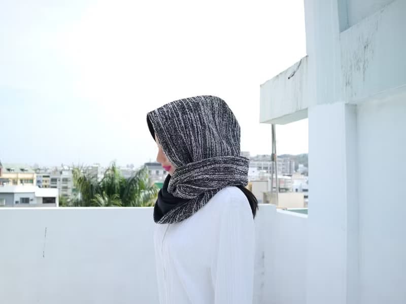 連帽圍脖. 帽子圍巾.scarf  雙面雙色 大人.小孩均適用