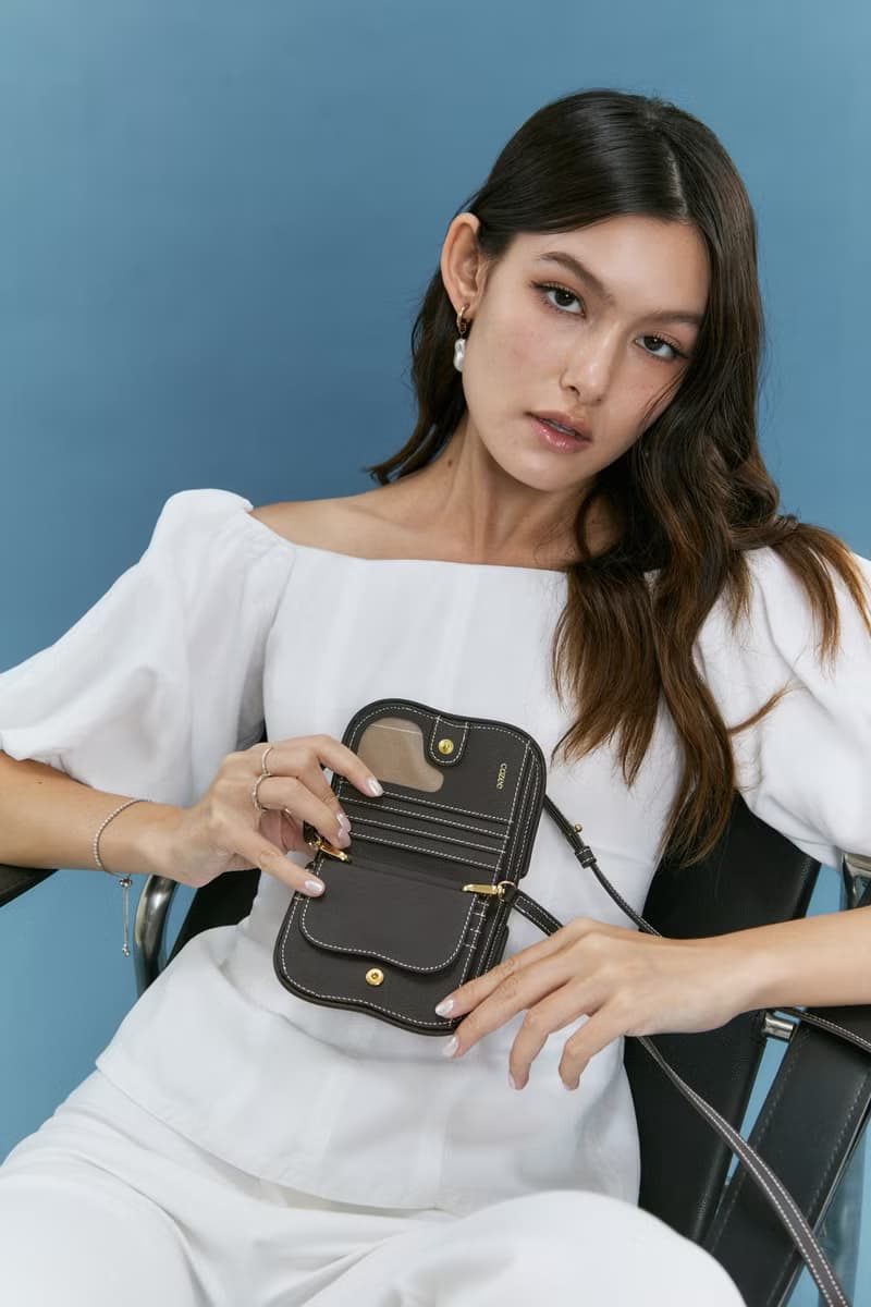 Wave wallet (textured leather collection)