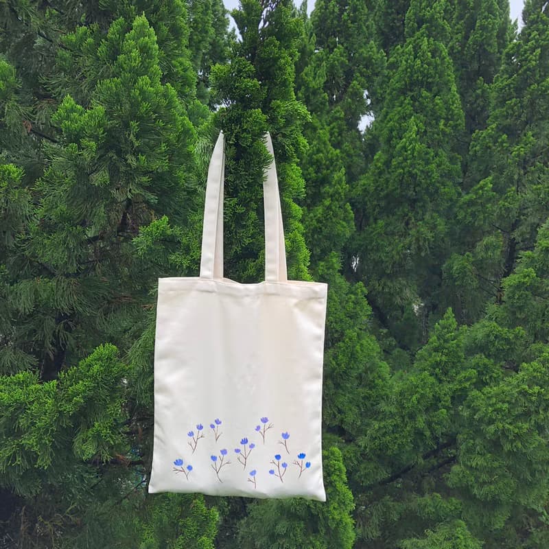 手繪帆布包 小花