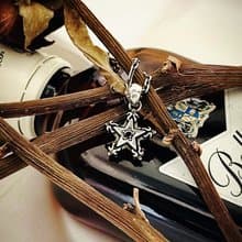 【圖騰系列】五芒星Pentagram 925 純銀 墜飾 (不含鍊)