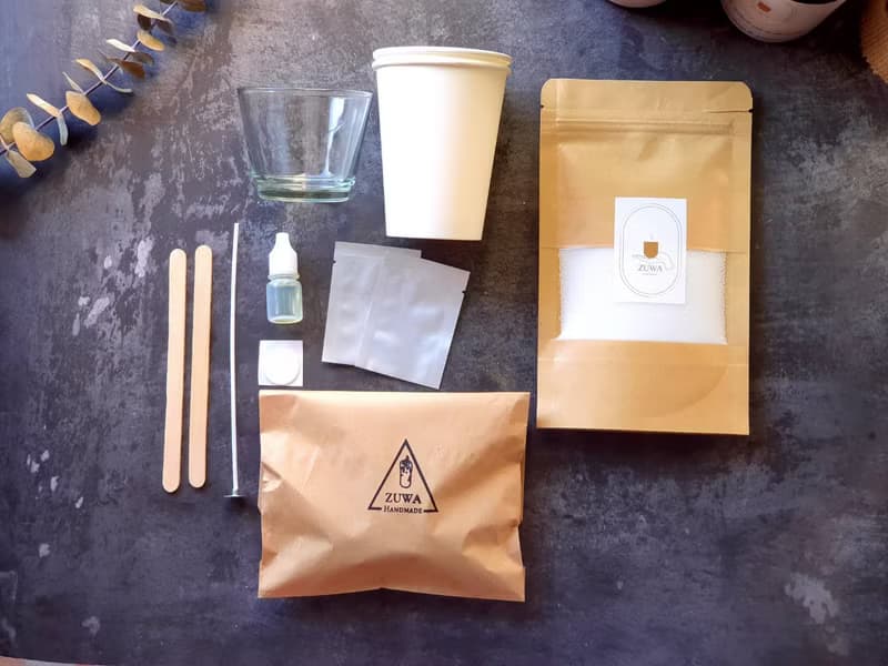 【 DIY 材料包 多肉盆栽蠟燭】韓國香氛 天然植物蠟 親子DIY手作