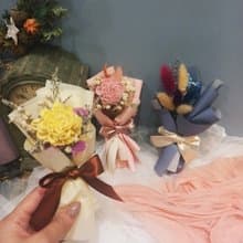 迷你乾燥花束 禮物 畢業花束 生日禮物 情人節 婚禮小物 教師節