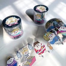 蛋定動茲動  5cm亮面PET紙膠帶