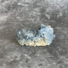 水晶簇- 天青石原礦  辦公室療癒微景觀 裝置擺飾 一物一圖