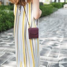 Tart (Beetroot): Short wallet, Cow leather, Wallet with long strap, Purple