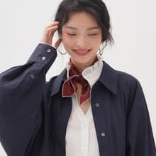 【多色貝殼】法式復古/簡約桑蠶絲方巾/禮物