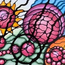 Gifts: big and small. Modern art, freehand drawing