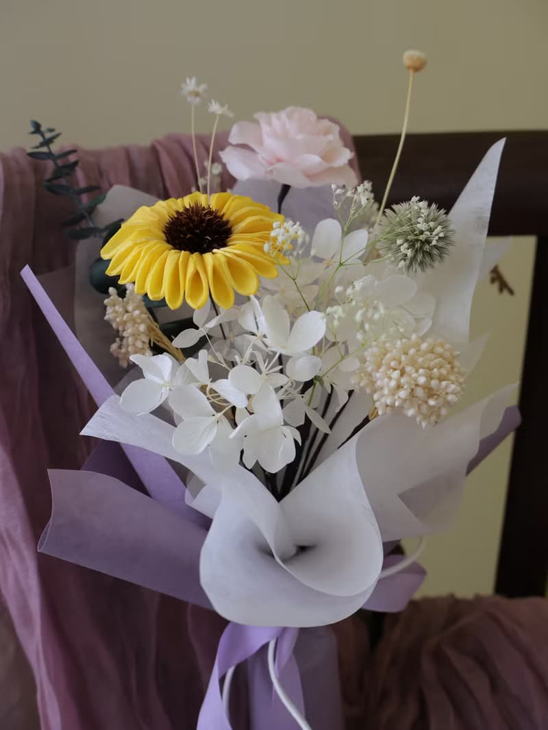 向日葵畢業花束