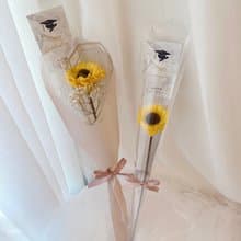 乾燥花 / 單隻向日葵花束 畢業花束