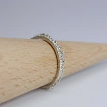 結晶 - 925純銀手工戒指 尾戒 開口活動式可調節尺寸