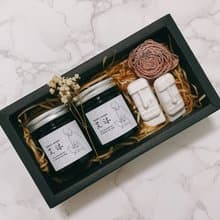 【艾沐 Abbie's Aroma】天然精油手作香氛大豆蠟燭2入禮盒