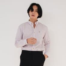 (NO XL) SWALLOW // white red check // men slim fit